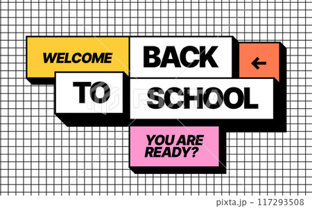 Design layout template for Back to school. 117293508
