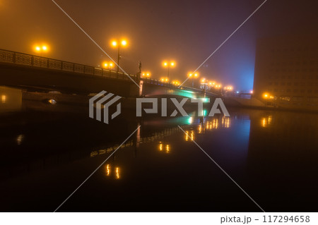 【北海道_釧路_弊舞橋】釧路の夜・霧のヌサマイ橋 【北海道_釧路_弊舞橋】釧路の夜・霧のヌサマイ橋 117294658