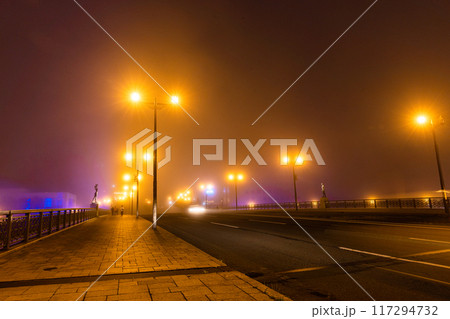 【北海道_釧路_弊舞橋】釧路の夜・霧のヌサマイ橋 【北海道_釧路_弊舞橋】釧路の夜・霧のヌサマイ橋 117294732