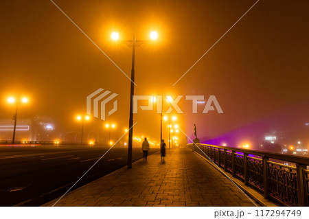 【北海道_釧路_弊舞橋】釧路の夜・霧のヌサマイ橋 【北海道_釧路_弊舞橋】釧路の夜・霧のヌサマイ橋 117294749