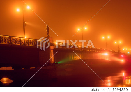 【北海道_釧路_弊舞橋】釧路の夜・霧のヌサマイ橋 【北海道_釧路_弊舞橋】釧路の夜・霧のヌサマイ橋 117294820