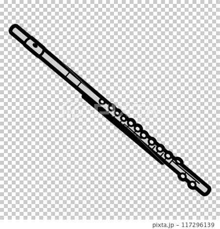 Educational instrument illustration: Flute 117296139