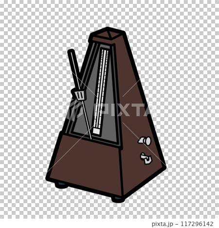 教育用楽器イラスト：メトロノーム 117296142