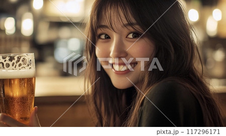 ビールと美女2 117296171
