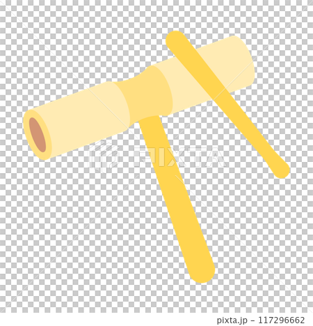教育樂器插畫：木塊 117296662