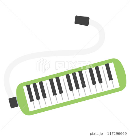 教育用楽器イラスト：鍵盤ハーモニカ 117296669