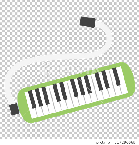 Educational instrument illustration: Melodica Educational instrument illustration: Melodica 117296669