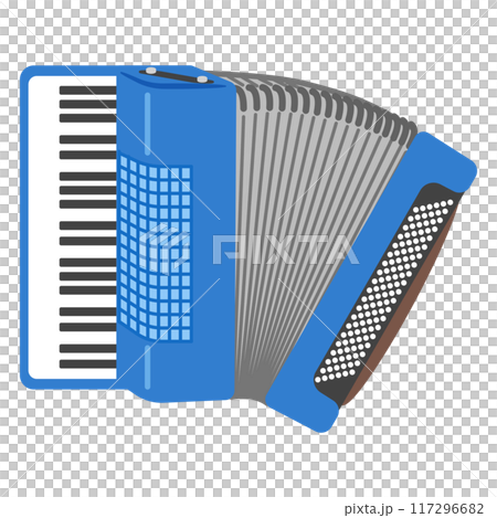 教育樂器插畫：手風琴 117296682