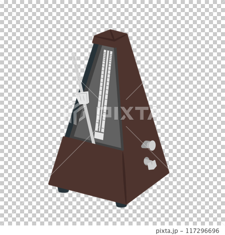 教育用楽器イラスト:メトロノーム 教育用楽器イラスト:メトロノーム 117296696