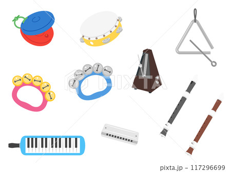 教育用楽器イラストセット 117296699