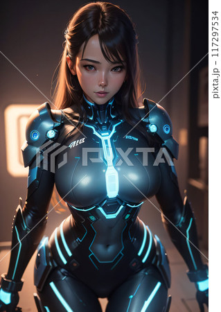 GANTZスーツの女性 GANTZスーツの女性 117297534