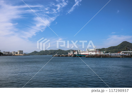 May 13 2024 beautiful park with beautiful trees in the background and blue sky 117298937