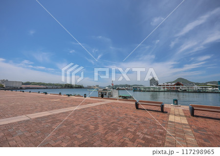 May 13 2024 the landscape of the Sasebo Portside Park, japan May 13 2024 the landscape of the Sasebo Portside Park, japan 117298965