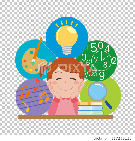 様々な才能のある少女 117299116