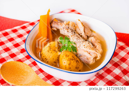鶏肉ポトフ 117299263