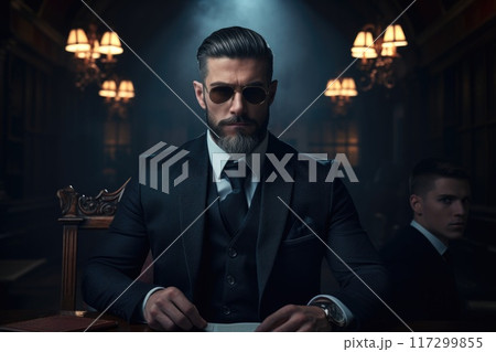 Timeless elegance and modern flair: a curated guide to gentlemen's style, blending sophistication individuality in fashion , encapsulating essence of sartorial refinement contemporary trends. 117299855