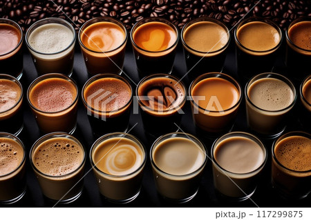 Coffee. aroma-filled mornings with a cup of rich brew: indulging in the comforting warmth, flavor, and culture of coffee, an essential daily ritual for enthusiasts worldwide. Coffee. aroma-filled mornings with a cup of rich brew: indulging in the comforting warmth, flavor, and culture of coffee, an essential daily ritual for enthusiasts worldwide. 117299875