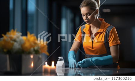 Transformative cleanliness: professional cleaning services for homes and businesses, ensuring immaculate spaces through expert maintenance, sanitation, eco-friendly practices for spotless environment 117300210