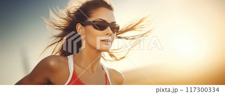 Healthy stride - Running is a sport, key to health, transformative effects wellbeing, from improving heart health and lung capacity to enhancing mood. mental clarity. 117300334