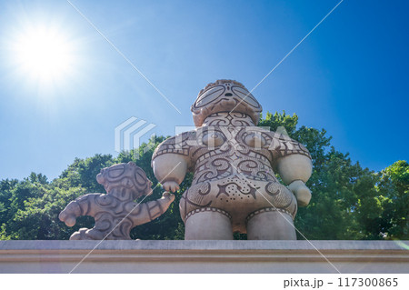 「青森県」 新緑の八戸公園の風景 「青森県」 新緑の八戸公園の風景 117300865