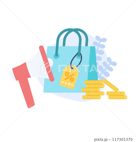 バーゲンセール イメージ バーゲンセール イメージ 117301370