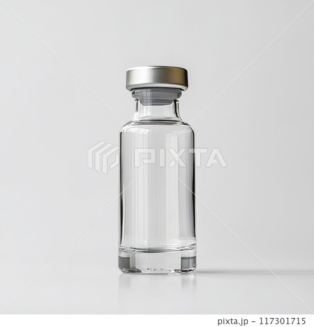 Blank Glass Bottles Isolated on White Background, Product Photography Generative AI 117301715
