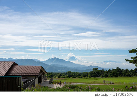 清里の清々しい風景 117302570
