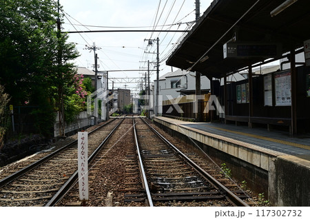 西大路三条駅(嵐電)の下りおりば 西大路三条駅(嵐電)の下りおりば 117302732