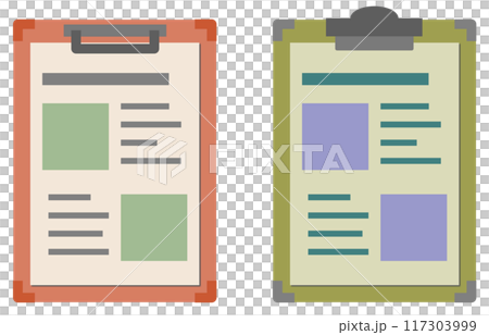 將簡報資料和工作資料放在活頁夾中的插圖 將簡報資料和工作資料放在活頁夾中的插圖 117303999
