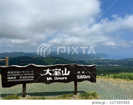 大室山の山頂から見た景色_静岡県伊東市_大室山 117305483