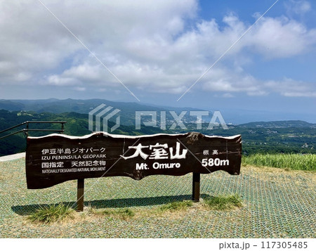 大室山の山頂から見た景色_静岡県伊東市_大室山 大室山の山頂から見た景色_静岡県伊東市_大室山 117305485