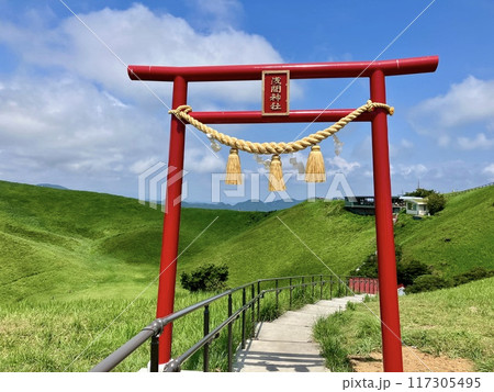 大室山の山頂から見た景色_静岡県伊東市_大室山浅間神社 117305495
