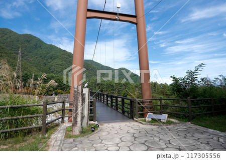 長野県駒ヶ根市_こまくさ橋5_2023年10月 長野県駒ヶ根市_こまくさ橋5_2023年10月 117305556