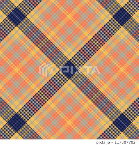 Tartan plaid pattern with texture. 117307702