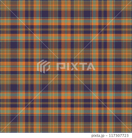 Tartan plaid pattern with texture. 117307723