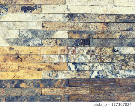 Close up of brick wall, example of facing material 117307824