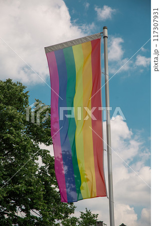 lgbt flag freedom love homosexuality tolerance lesbian 117307931