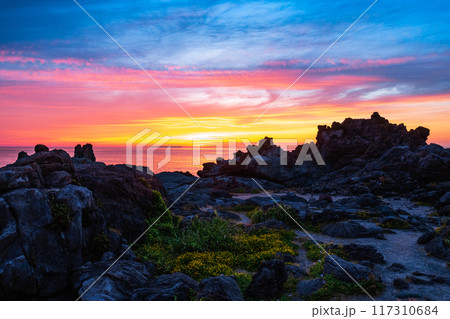十六羅漢岩・夕景 十六羅漢岩・夕景 117310684