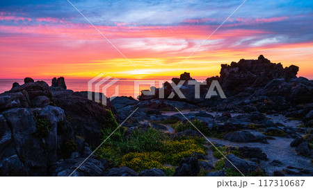 十六羅漢岩・夕景 十六羅漢岩・夕景 117310687