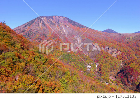 奥日光 明知平から見た男体山 奥日光 明知平から見た男体山 117312135