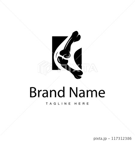 Bone Logo, Bone Care Health Design, Simple Symbol Template Illustration Bone Logo, Bone Care Health Design, Simple Symbol Template Illustration 117312386