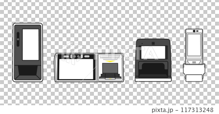 顔認証付きカードリーダーセット 117313248