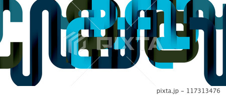 Lines, abstract letter style design background. Geometric vector Illustration For Wallpaper, Banner, Background, Card, Book Illustration, landing page Lines, abstract letter style design background. Geometric vector Illustration For Wallpaper, Banner, Background, Card, Book Illustration, landing page 117313476