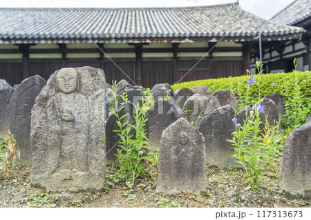 元興寺　石仏群（浮図田） 117313673