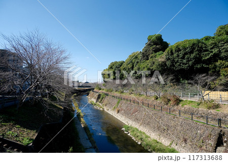 静岡県掛川市_緑橋西側から逆川3_2023年10月 静岡県掛川市_緑橋西側から逆川3_2023年10月 117313688