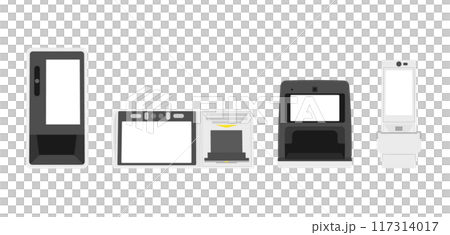 顔認証付きカードリーダーセット 117314017