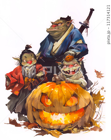 妖怪たちのハロウィン 117314121