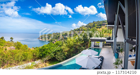 View of luxury Villa in Phuket, Thailand View of luxury Villa in Phuket, Thailand 117314210