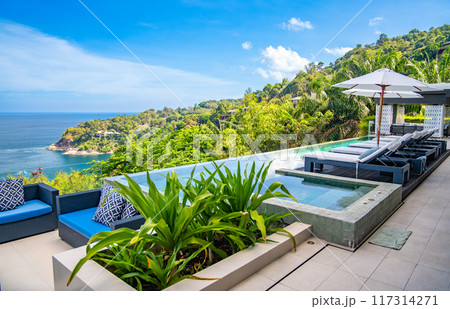 View of luxury Villa in Phuket, Thailand View of luxury Villa in Phuket, Thailand 117314271