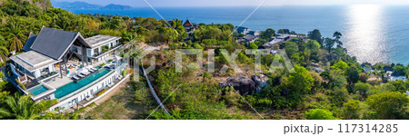 View of luxury Villa in Phuket, Thailand 117314285